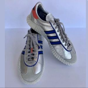 Adidas Country X Kamanda Silver Metallic Blue Red